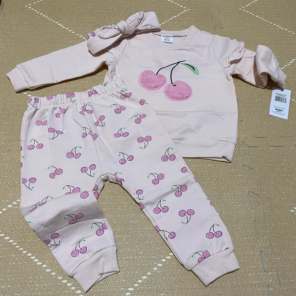 PL Baby By Petit Lem Sweatshirt, Joggers, & Headband Set - Picture 6 of 8